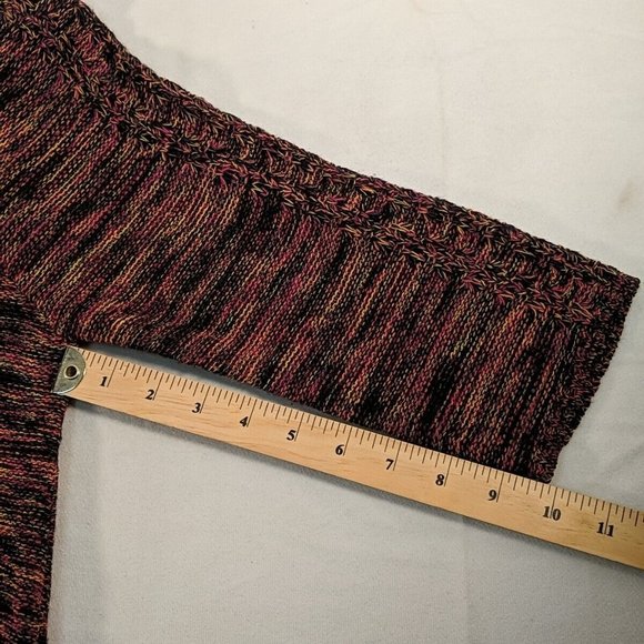 Studio Works Petite Knit Sweater 3/4 Sleeves Multicolor Womens PM M Medium - Picture 12 of 12